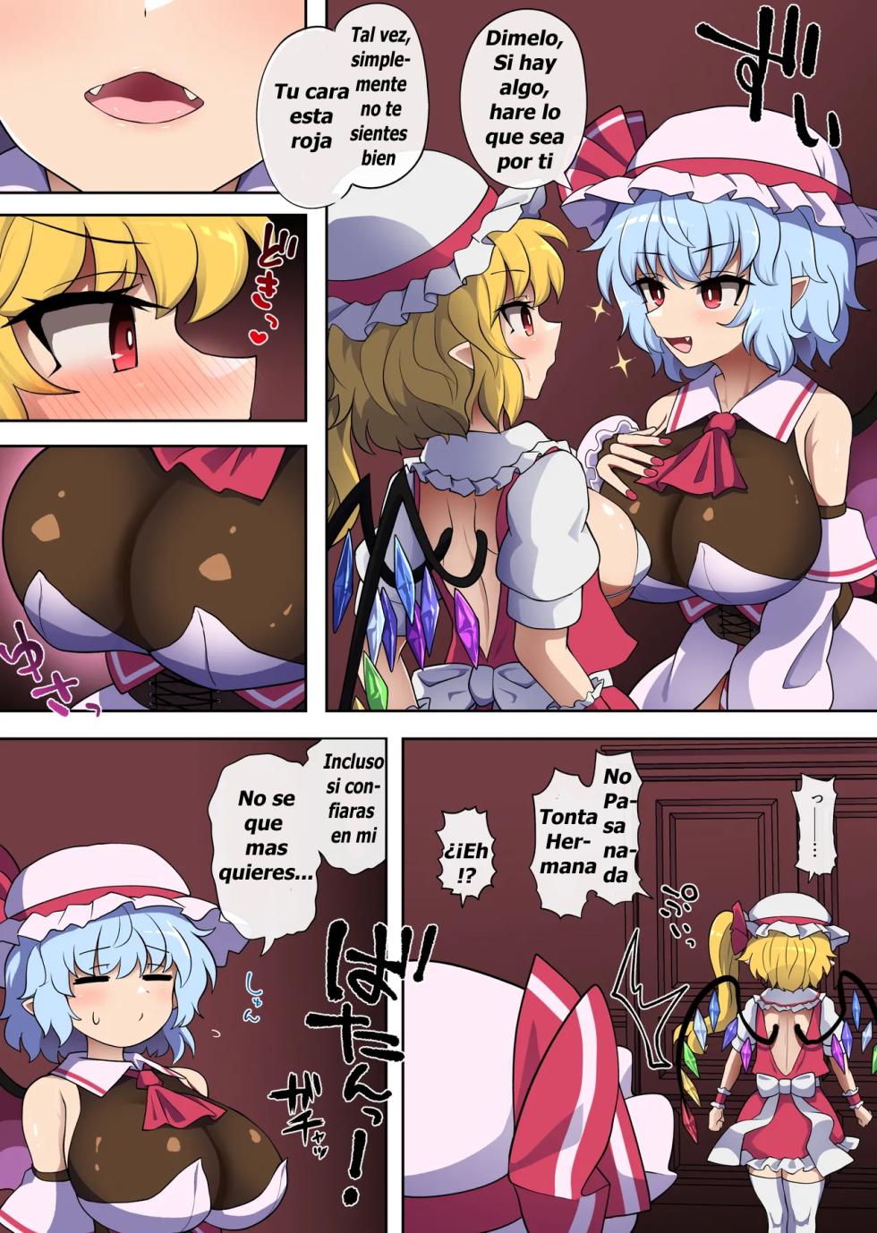 [Elyaps] Flan-chan feels lust for Futanari Remilia (Touhou Project) - Page 2