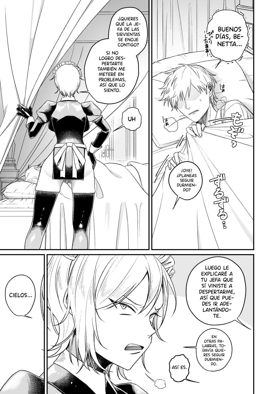 [Getsumatsu (Shuumatsu)] Yankee Maid to Asa kara IchaLove Seikatsu [Spanish] [MandaloAsiNoma] - Page 4
