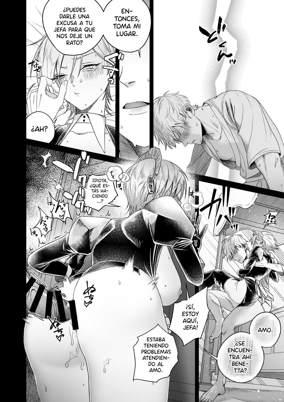 [Getsumatsu (Shuumatsu)] Yankee Maid to Asa kara IchaLove Seikatsu [Spanish] [MandaloAsiNoma] - Page 15