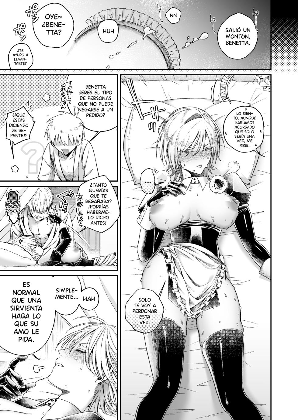 [Getsumatsu (Shuumatsu)] Yankee Maid to Asa kara IchaLove Seikatsu [Spanish] [MandaloAsiNoma] - Page 24