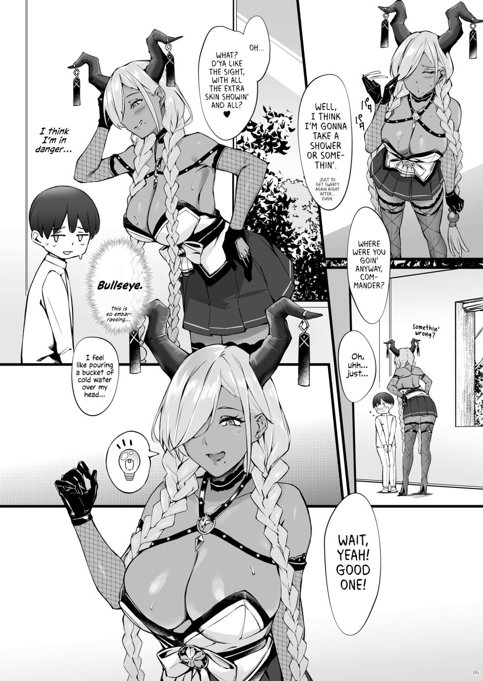 [SALTCHOC (Naha 78, Yasuda K)] Owari to Shota Shikikan no Majiyaba na Love Power | Owari and Commander's Super High Sex Drive (Azur Lane) [English] [Shiromaru] [Decensored] [Digital] - Page 6