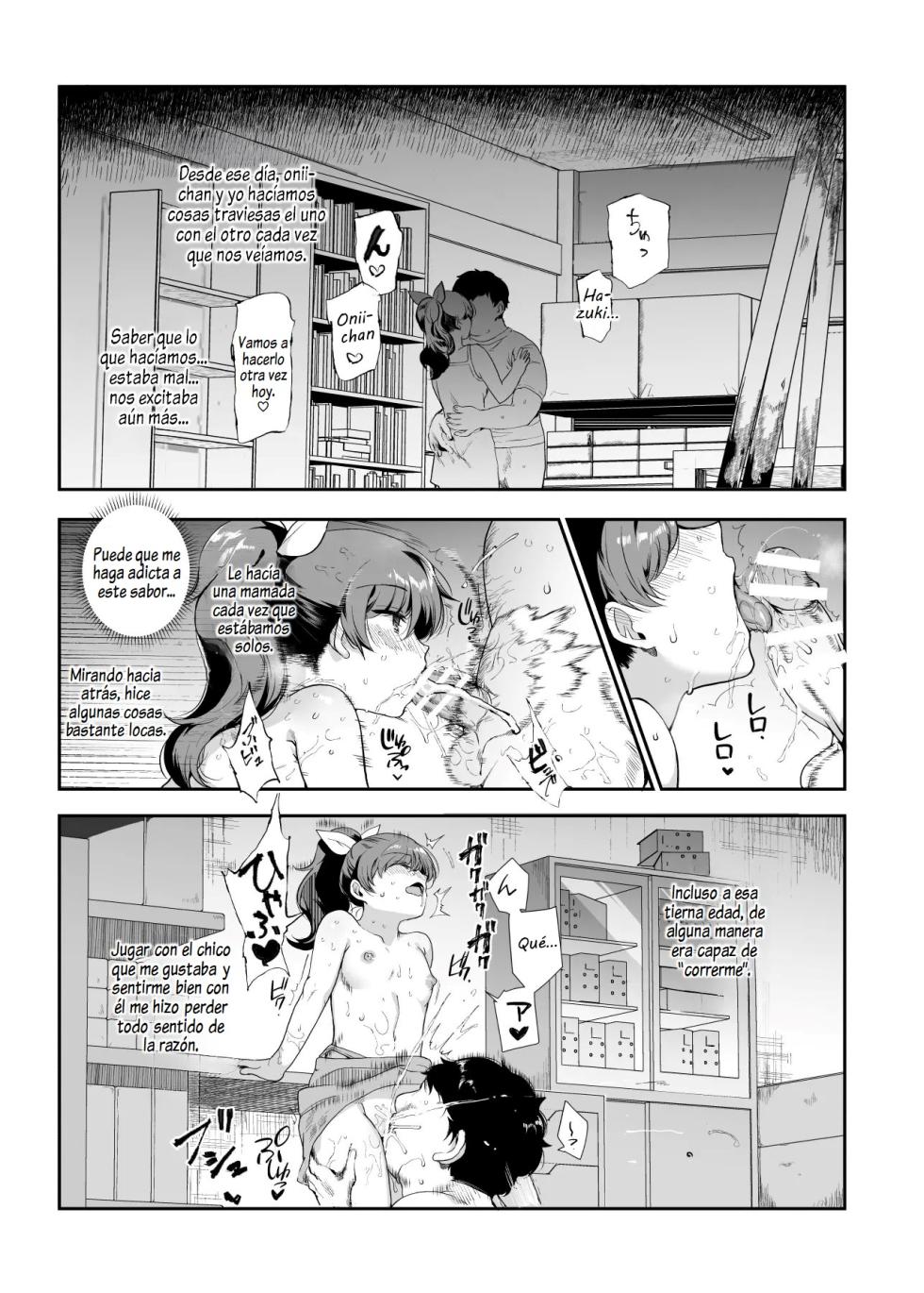 [Nyuu Koubou (Nyuu, Kirimoto Yuuji)] Inaka de Okotta Ecchi na Hanashi EX Uchi, Oni to Hadaka de Daki-aikko Shitai Bai | Historia de sEXo rural ~Quiero abrazarte estando desnudos~ [Spanish] [Al Chile no Sé Scan] [Digital] - Page 16