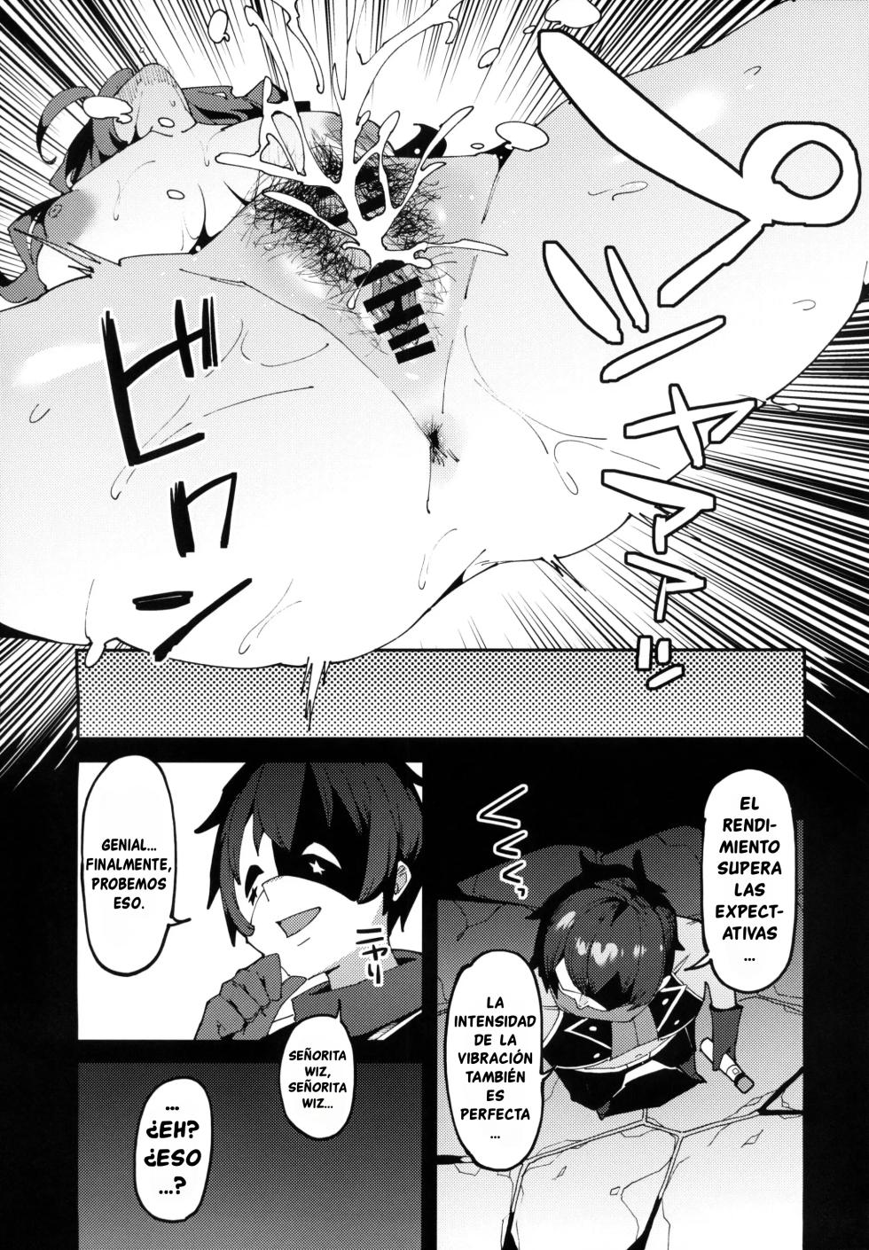 (C104) [Rakuen Tiramisu (Cobo)] Kono Ponkotsu Tenshu ni Itazura o! | ¡Hagámosle una Broma Pesada a Esta Desastroza Dueña de Tienda! (Kono Subarashii Sekai ni Syukufuku o!) [Spanish] [GTKS] - Page 16