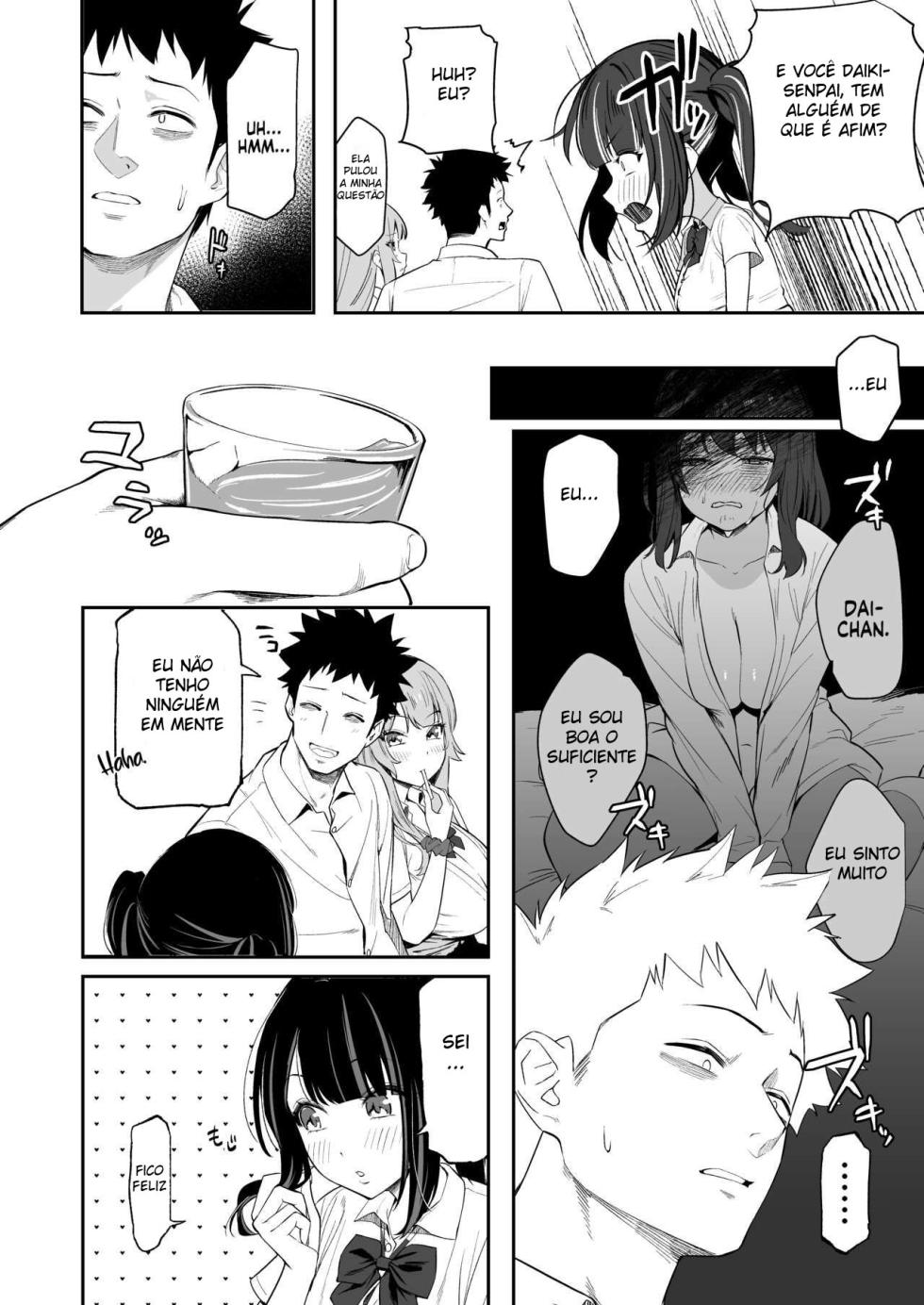 [Ebizoridan (Shien)] Senpai, Kyou Tomatte mo Ii yo ne? [Portuguese-BR] [Digital] - Page 11