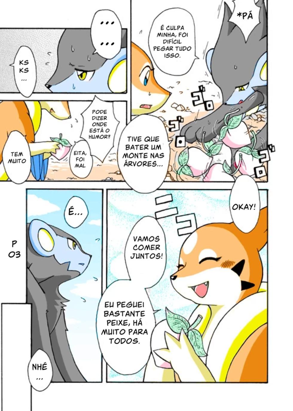 [Mikaduki Karasu] Kekka Yokereba Subete Yoshi | Um começo bom merece um final bom (Pokémon) [Portuguese] [Kekka Doujin] [Colorized] [ongoing] - Page 3
