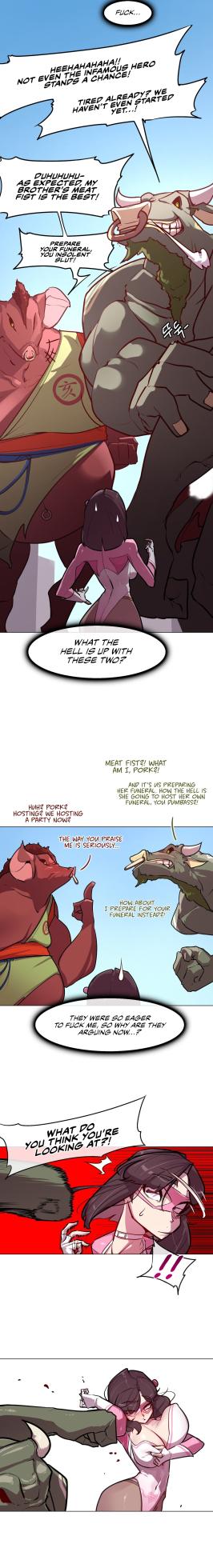 [Boiled Chicken & Mushypeas] Secret! Orgasm Hero (1-8) [English] [The Blank] [Ongoing] - Page 40