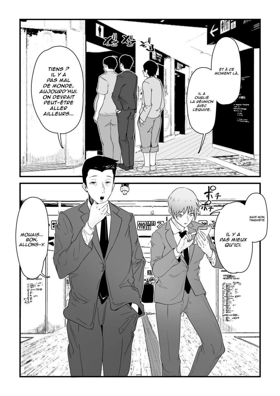 [mosoya (Wakimiunten)] Dansei-yo toilet wa itsumo konde iru | La jeune Femme qui donne du plaisir aux toilettes [French] [Lopxi] [Digital] - Page 2