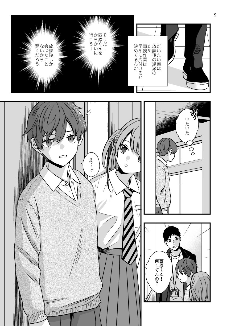[Kume (Minakami Riku)] Houkago no Toshoshitsu de Seito to Asoberu Shigoto [Digital] - Page 9