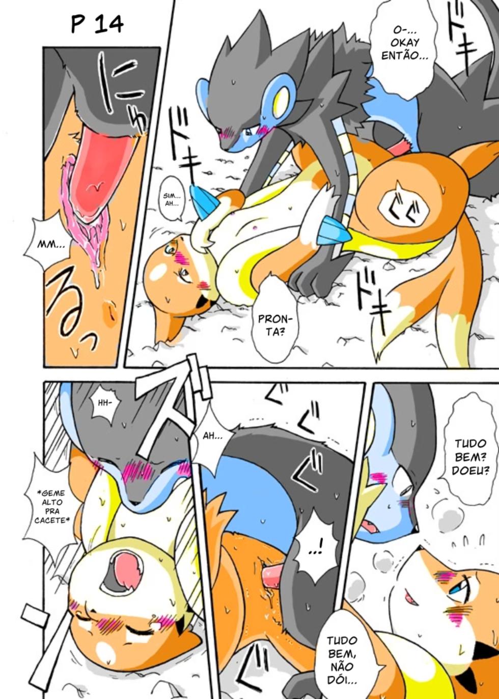 [Mikaduki Karasu] Kekka Yokereba Subete Yoshi | Um começo bom merece um final bom (Pokémon) [Portuguese] [Kekka Doujin] [Colorized] [ongoing] - Page 13