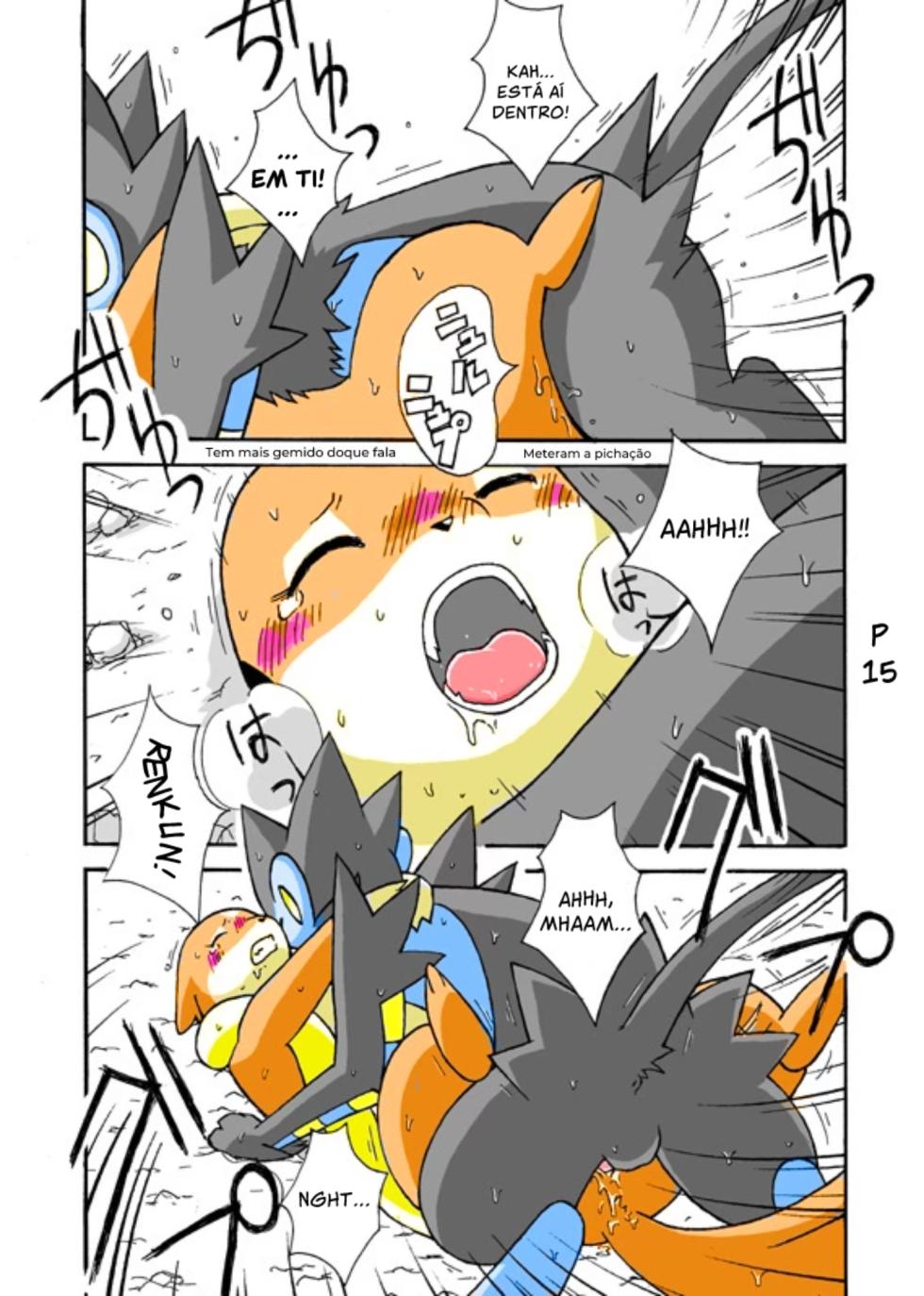 [Mikaduki Karasu] Kekka Yokereba Subete Yoshi | Um começo bom merece um final bom (Pokémon) [Portuguese] [Kekka Doujin] [Colorized] [ongoing] - Page 14