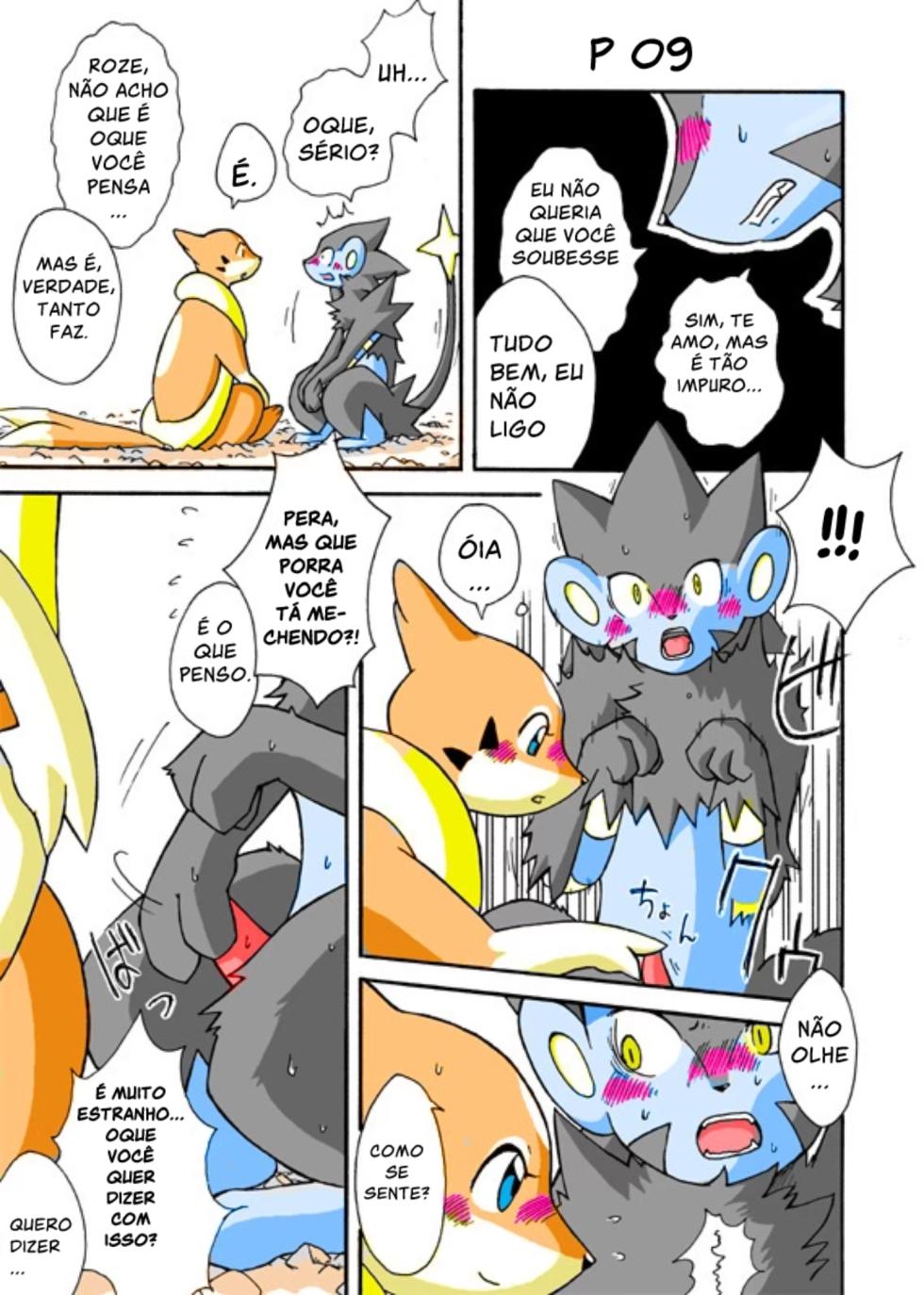 [Mikaduki Karasu] Kekka Yokereba Subete Yoshi | Um começo bom merece um final bom (Pokémon) [Portuguese] [Kekka Doujin] [Colorized] [ongoing] - Page 9