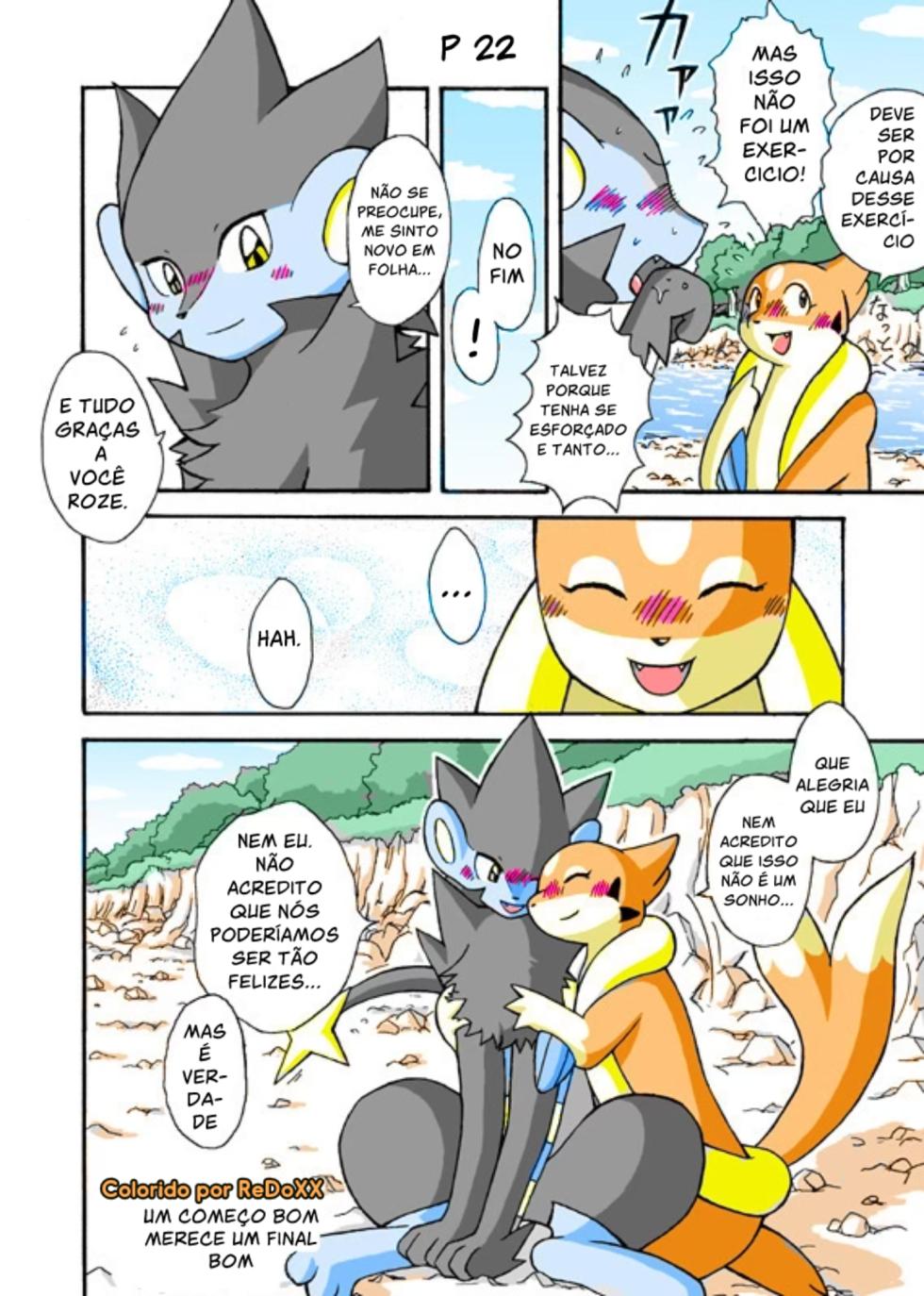 [Mikaduki Karasu] Kekka Yokereba Subete Yoshi | Um começo bom merece um final bom (Pokémon) [Portuguese] [Kekka Doujin] [Colorized] [ongoing] - Page 21
