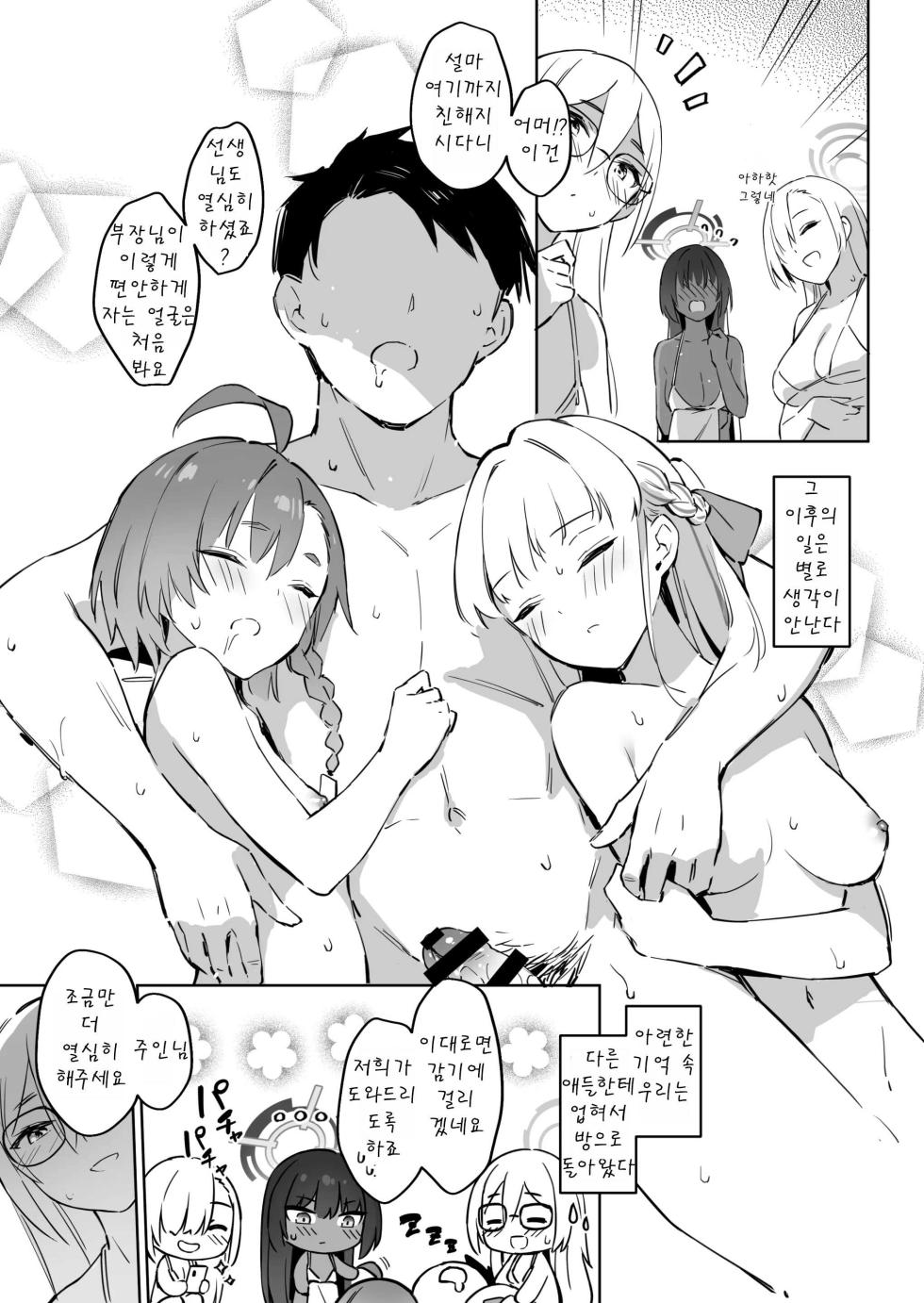 [Zen] Natsubi Gasshuku Sakusen Keikaku 2 - C&C SUMMER MAIDEN CAMP | 여름합숙 작전계획2 (Blue Archive) [Korean] [Digital] - Page 35