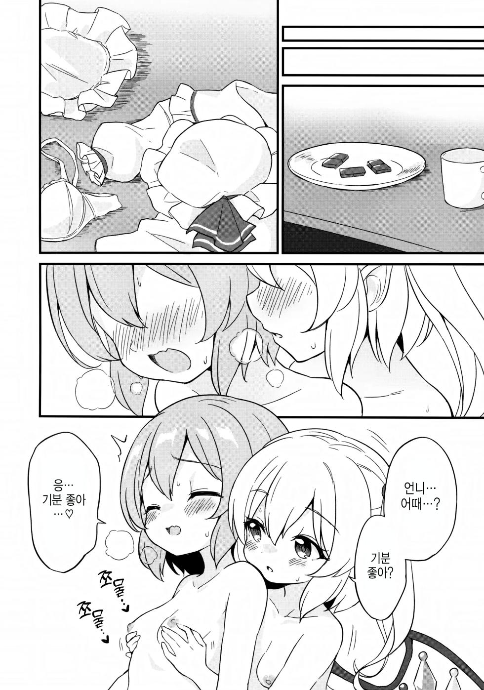(Shuuki Reitaisai 10) [Momoiro Hatake (Oyasai)] Remi Furan Tadaima Hatujyoucyuu!? | 레미플랑 지금 발정중!? (Touhou Project) [Korean] [반카이] - Page 14