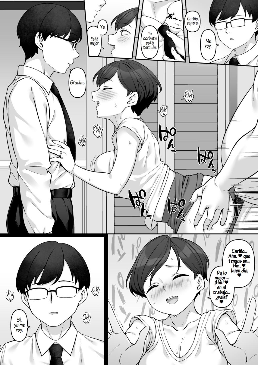 [Re׃Cre@tors (Hiiragi Hajime)] Sasaki-ke Saimin NTR Oyakodon | La Infidelidad Hipnótica de la Madre y la Hija de la Familia Sasaki (THE IDOLM@STER CINDERELLA GIRLS)  [Spanish] [Al Chile no Sé Scan] [Digital] - Page 38
