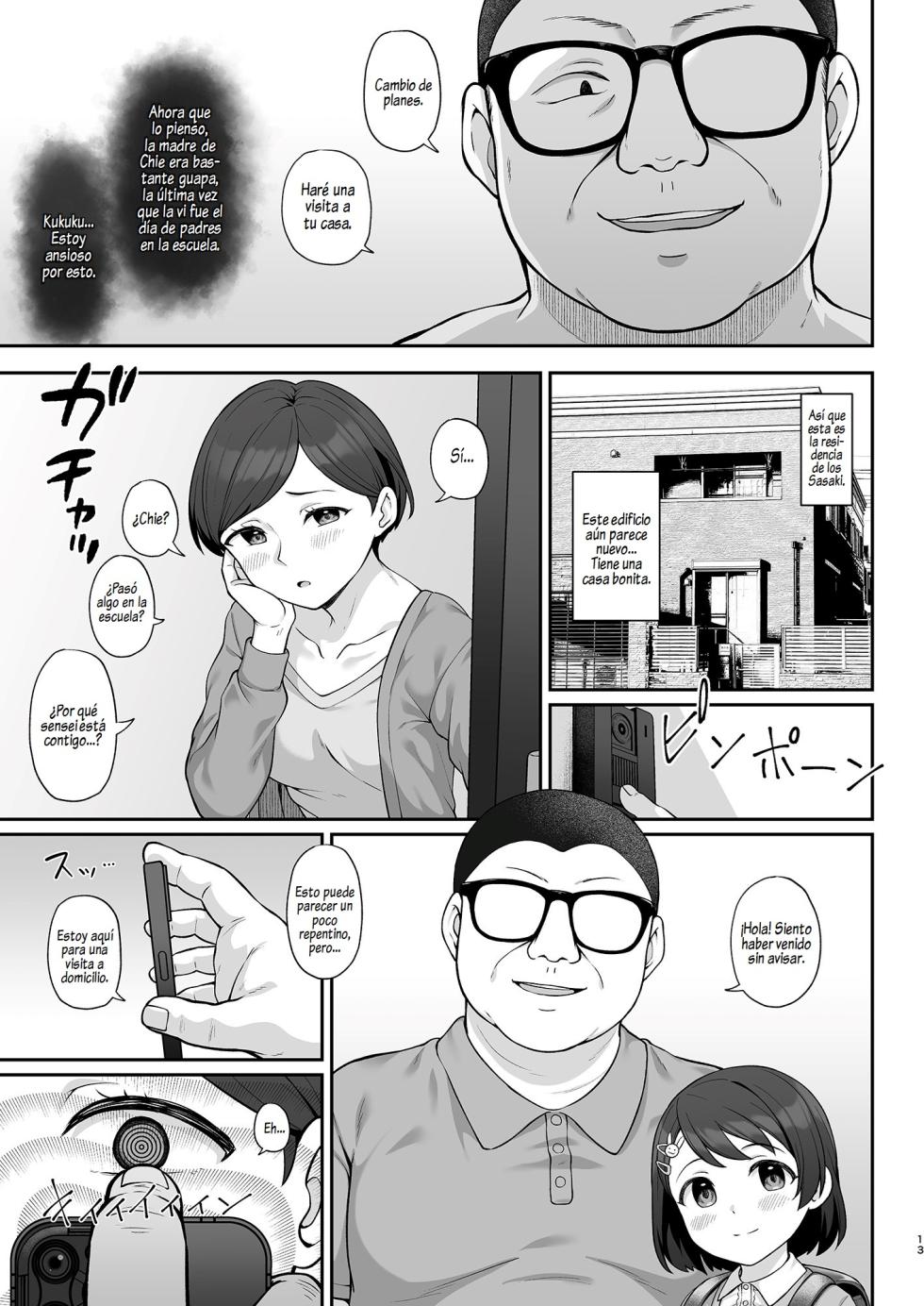 [Re׃Cre@tors (Hiiragi Hajime)] Sasaki-ke Saimin NTR Oyakodon | La Infidelidad Hipnótica de la Madre y la Hija de la Familia Sasaki (THE IDOLM@STER CINDERELLA GIRLS) [Spanish] [Al Chile no Sé Scan] [Digital] - Page 12