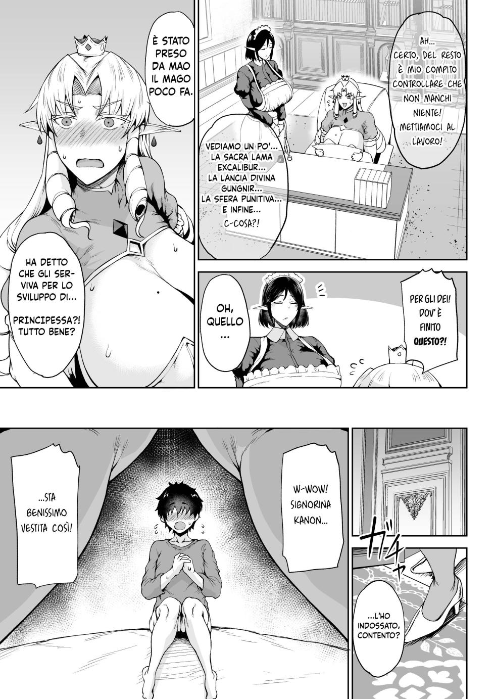 [Tanic Ya (Okutani Tanishi)] Ouken Sandatsu ~Ochinpo Ippon de Oukoku Houkai Oukyuu wa Chinpo no Yuenchi~ | Usurpazione reale [Italian] [Hentai Fantasy] - Page 28