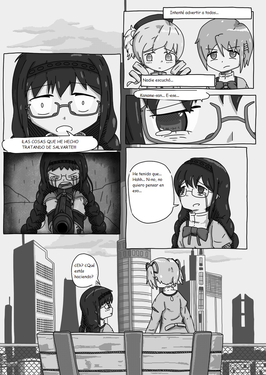 Mahou Shoujo Madoka★Magica - Coffee God and Cigarettes (Doujinshi) パンク / Punk (Traduccion:CristoferDeLosAndes) - Page 39