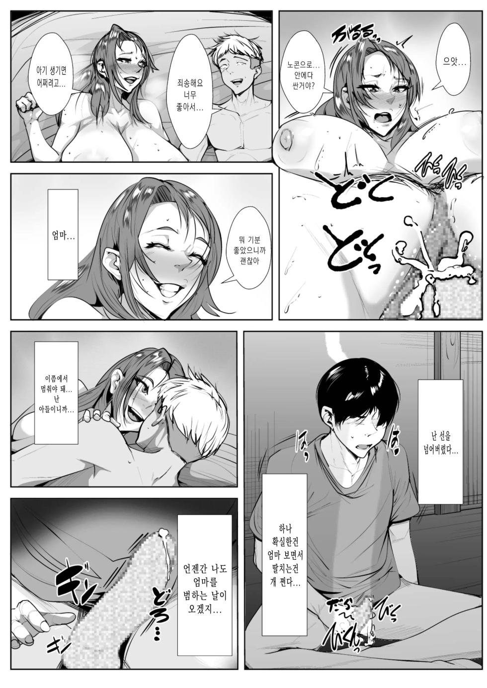 [AKYS Honpo] Hahaoya ga Tomodachi to Kossori Tsukiai Hajimete Kara Kizuita Ore no Kanjou | 엄마가 친구하고 몰래 섹스하고 난 후 알게된 내 감정 [Korean] - Page 31