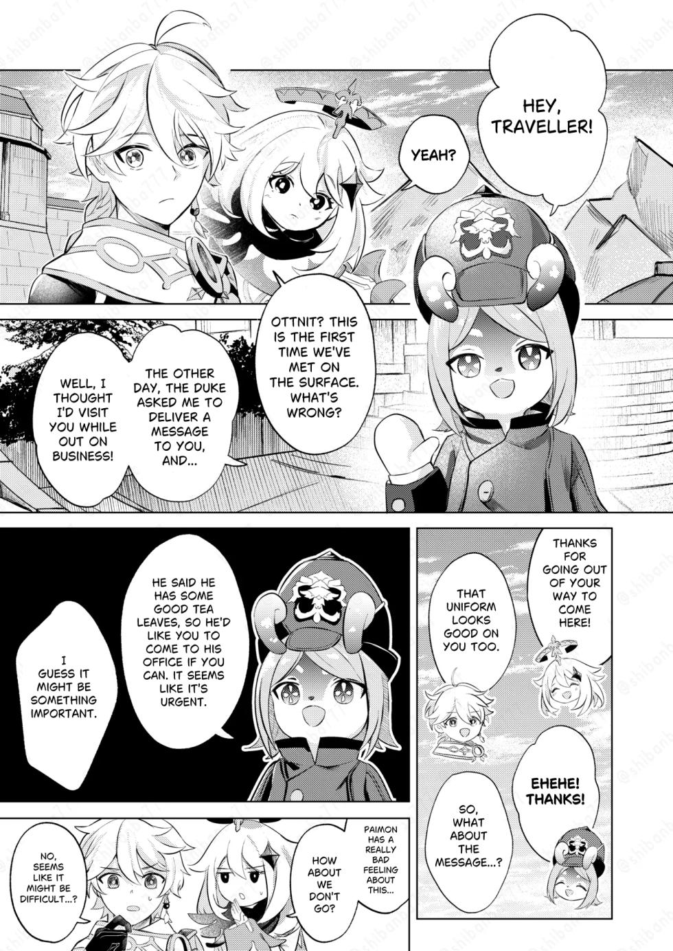 [Tonari no Shibainu (Shiba)] Stop the Head Nurse's Valentine's Operation! (Genshin Impact) [Digital] - Page 3