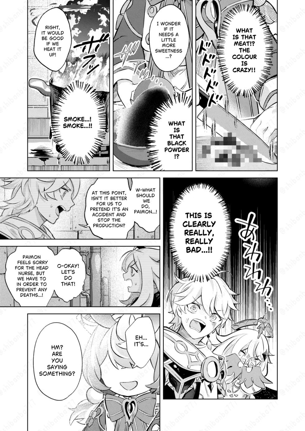 [Tonari no Shibainu (Shiba)] Stop the Head Nurse's Valentine's Operation! (Genshin Impact) [Digital] - Page 7