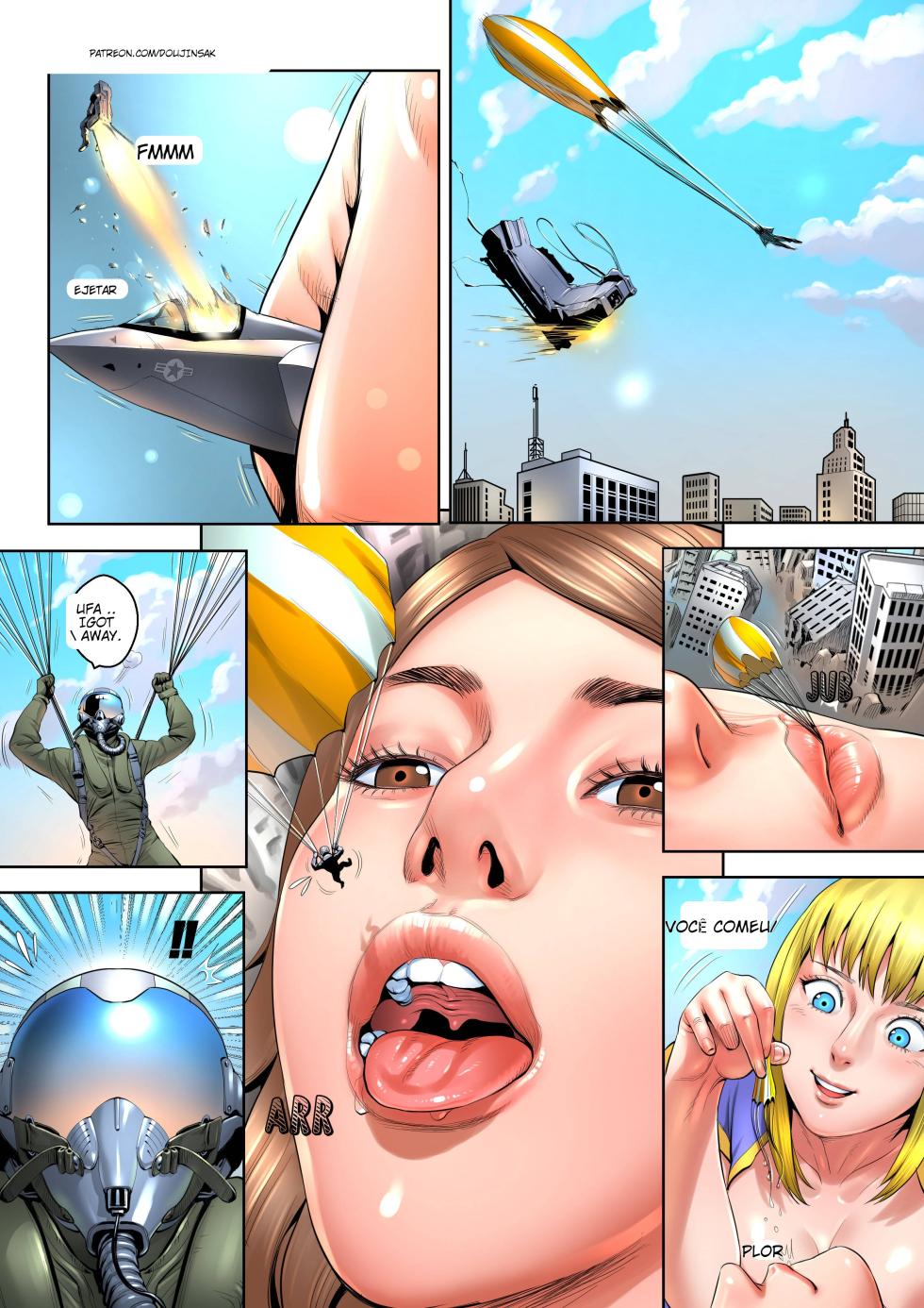 Giantess Cheerleaders - Page 10