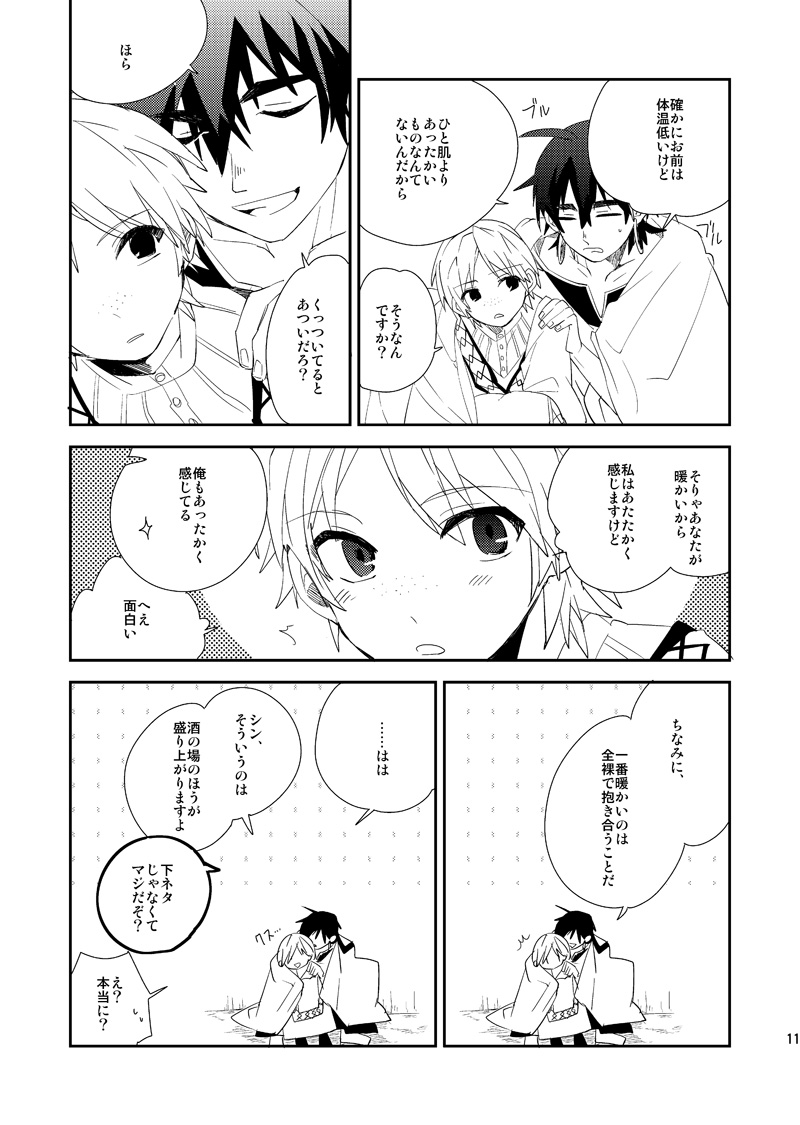 [Smooch! (Nyamo)] さばくのさいはてさぶん0℃ (Magi: The Labyrinth of Magic) [Digital] - Page 12