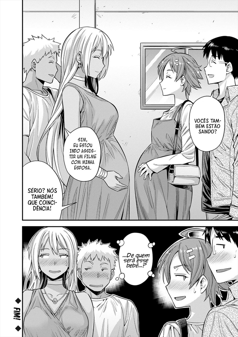 [Hinotsuki Neko] Fuufu Shinpan ~Himitsu no Haramase Kokkyousen~ (Yatta mon Kachi! Haramase Shinpou) [Portuguese-BR] [Digital] - Page 24