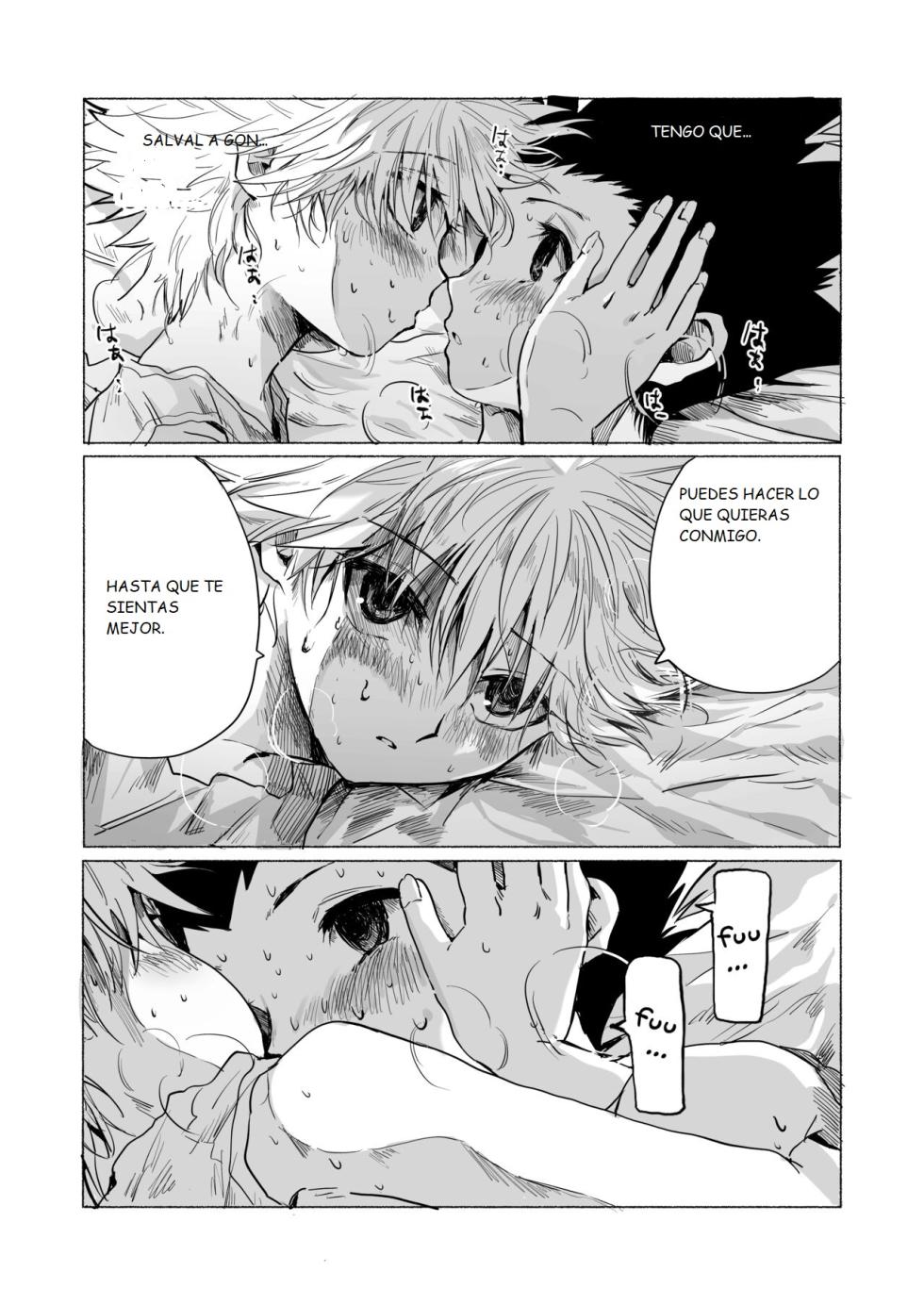 [Kouonntashitsu (Pi)] GonKil Ari-hen Utsu Eromanga | GonKilu Erotic Melancholic Chimera Ant Arc Story (Hunter x Hunter) [SPANISH)(traduccion:CristoferDeLosAndes) - Page 5