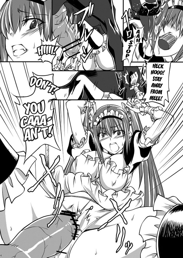 [Zensoku Rider (Tenzen Miyabi)] Juukan Maid [English] [Kuraudo] - Page 7