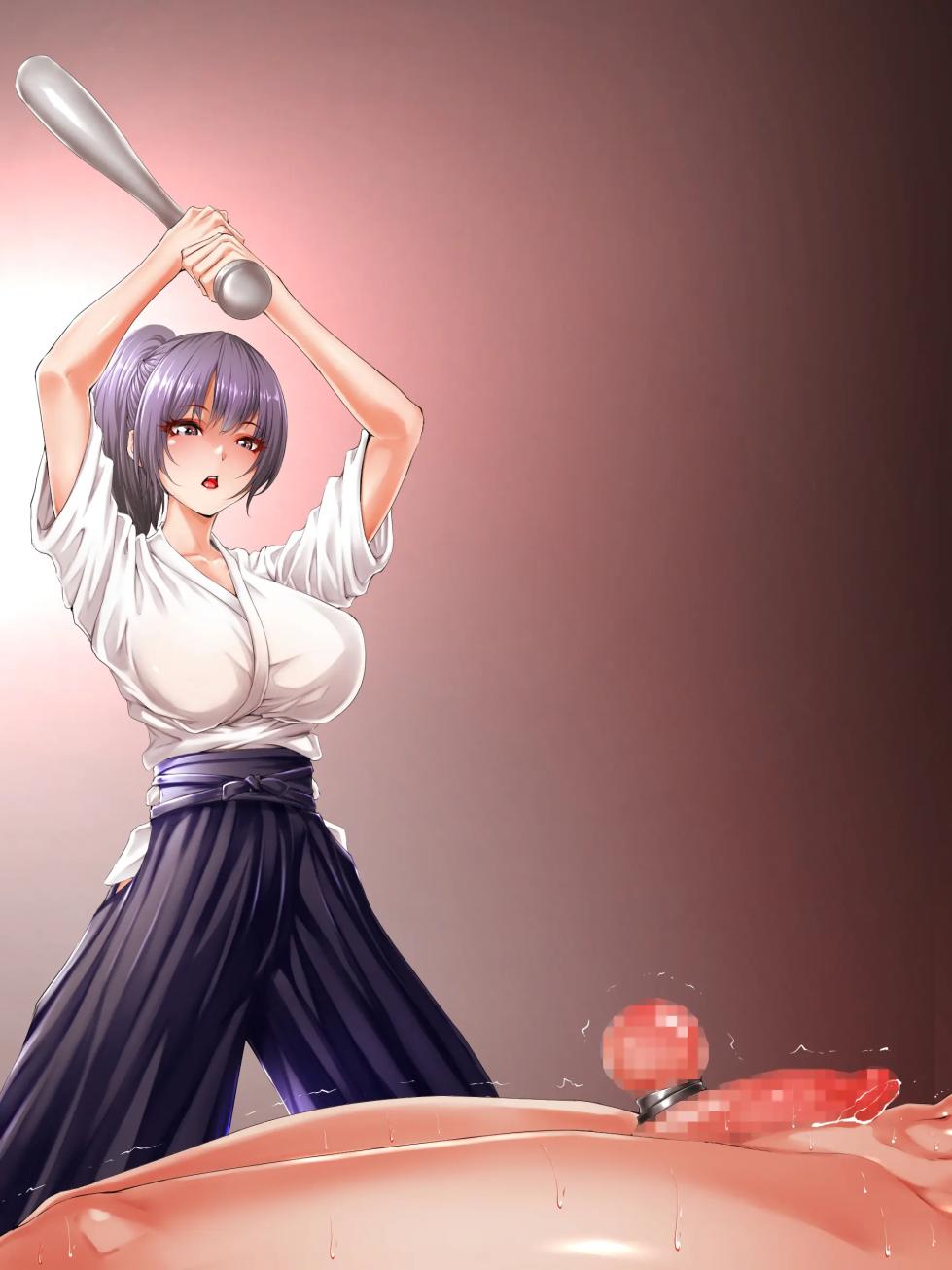 [阿保満天]美少女剣士のお仕置き玉遊び|美少女剑士的睾丸惩罚游戏[中国翻訳] - Page 25