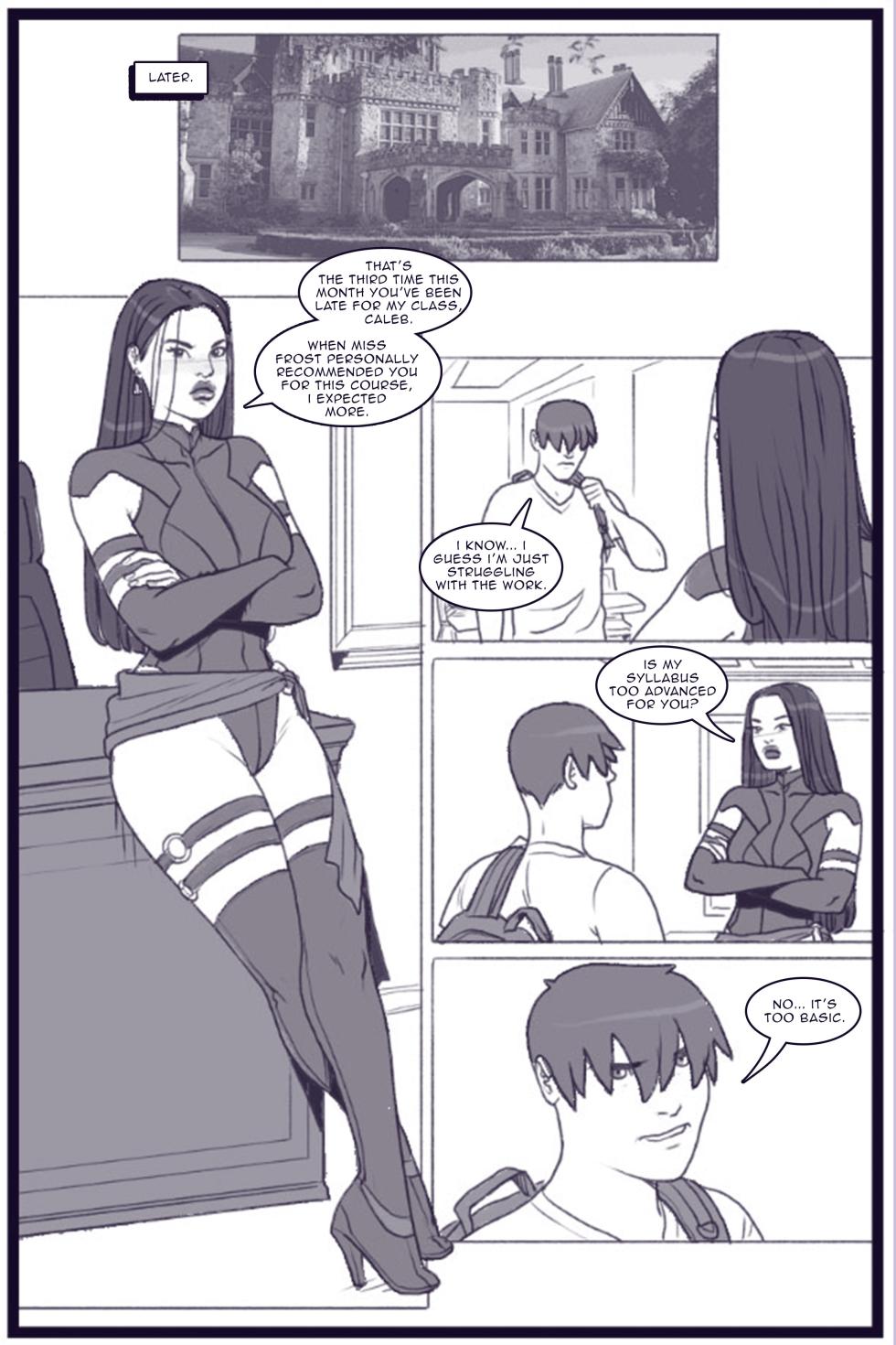 X Academy Bimbofied - Psylocke - Page 10