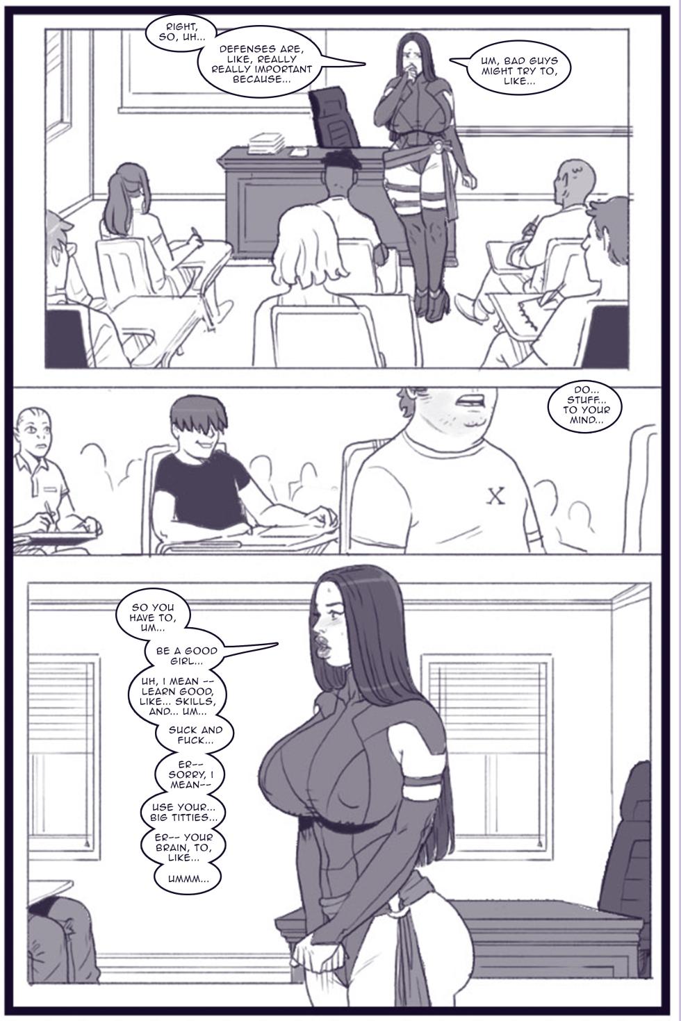 X Academy Bimbofied - Psylocke - Page 31
