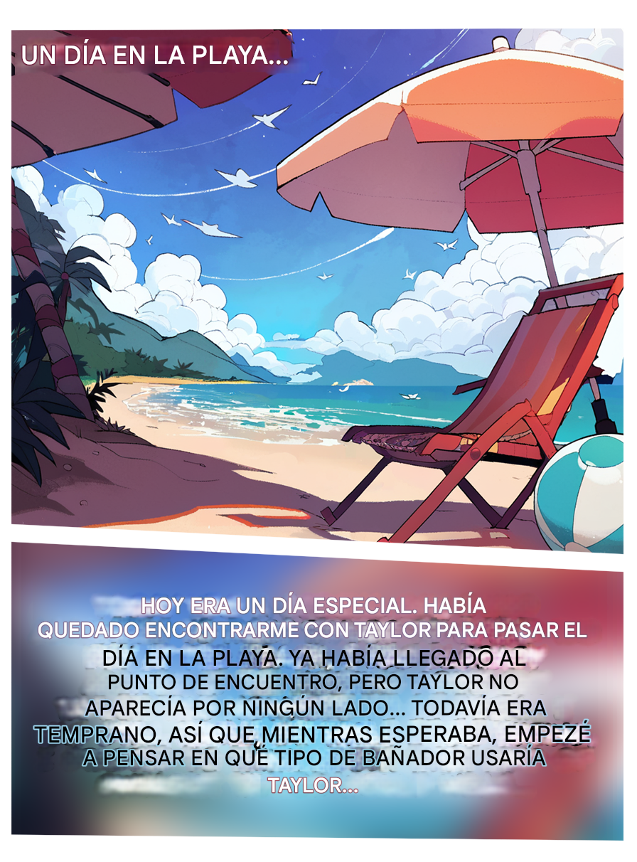 [MrSadbat]  ¡Un día con Taylor en la playa! (Comic) (Spanish) [AI Generated] (Onging) - Page 2