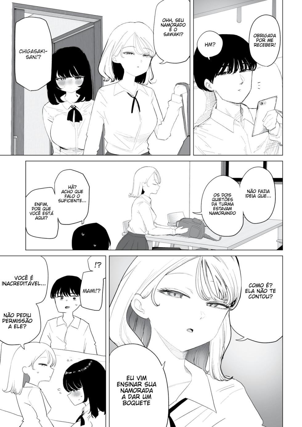[Kanari Tokusaku] Kanojo ga Classmate o Tsuretekita! [Portuguese-BR] - Page 3
