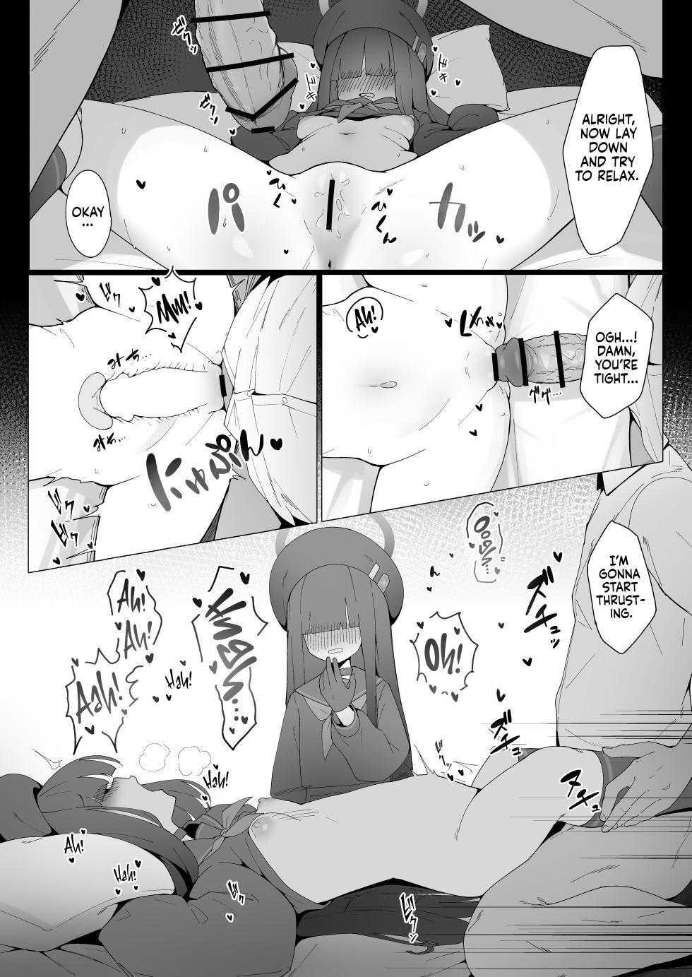 [Mannen Junyuuki] Konna Senpai Demo Shitatte Kurerussu ka? | Are You Sure You Wanna Idolize A Senpai Like Me? (Blue Archive) [English] [head empty] [Digital] - Page 15