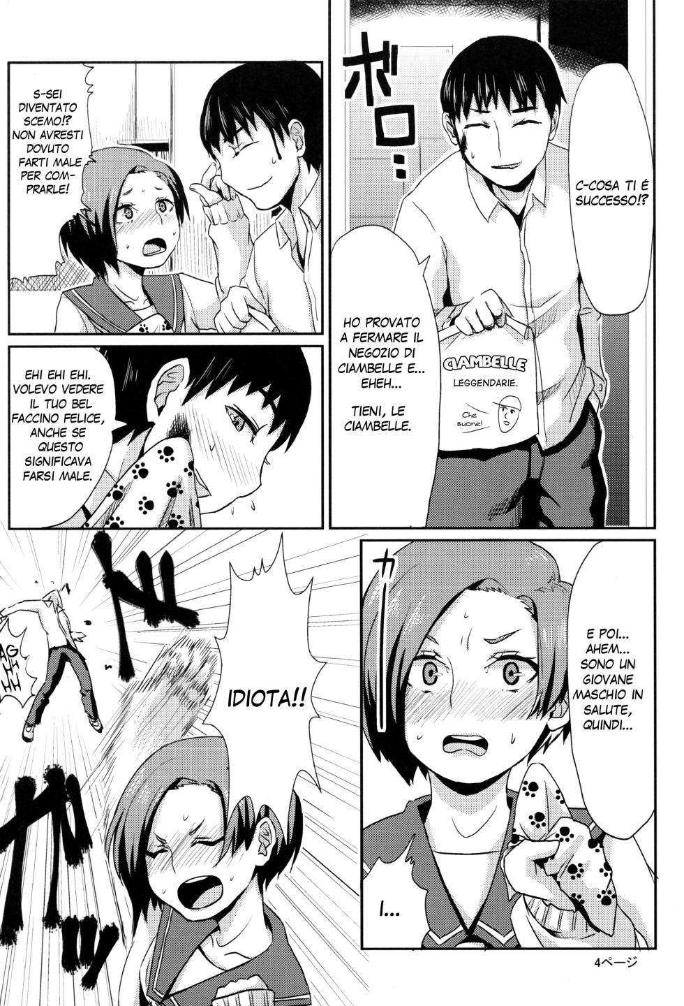 (COMIC1☆6) [40denier (Homeko)] Rinko no Houkago Oshioki (Love Plus) [Italian] - Page 5