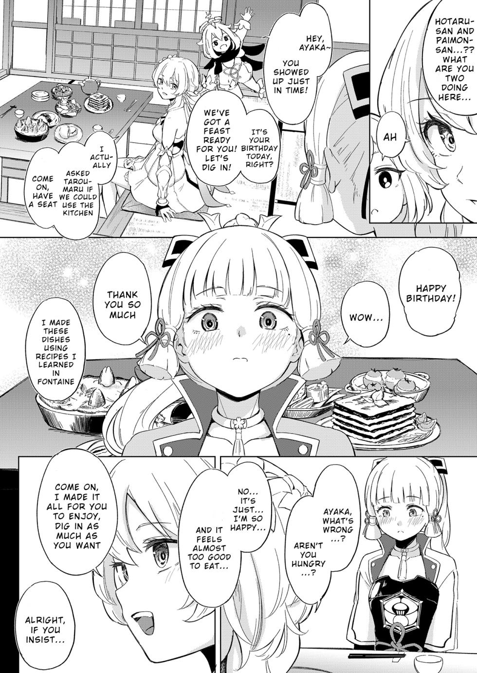 [Funiai-ice (Funiai Riko)] Shirasagi Nikki ~Shirayuri no Himegimi~ (Genshin Impact) [English] [Digital] - Page 3