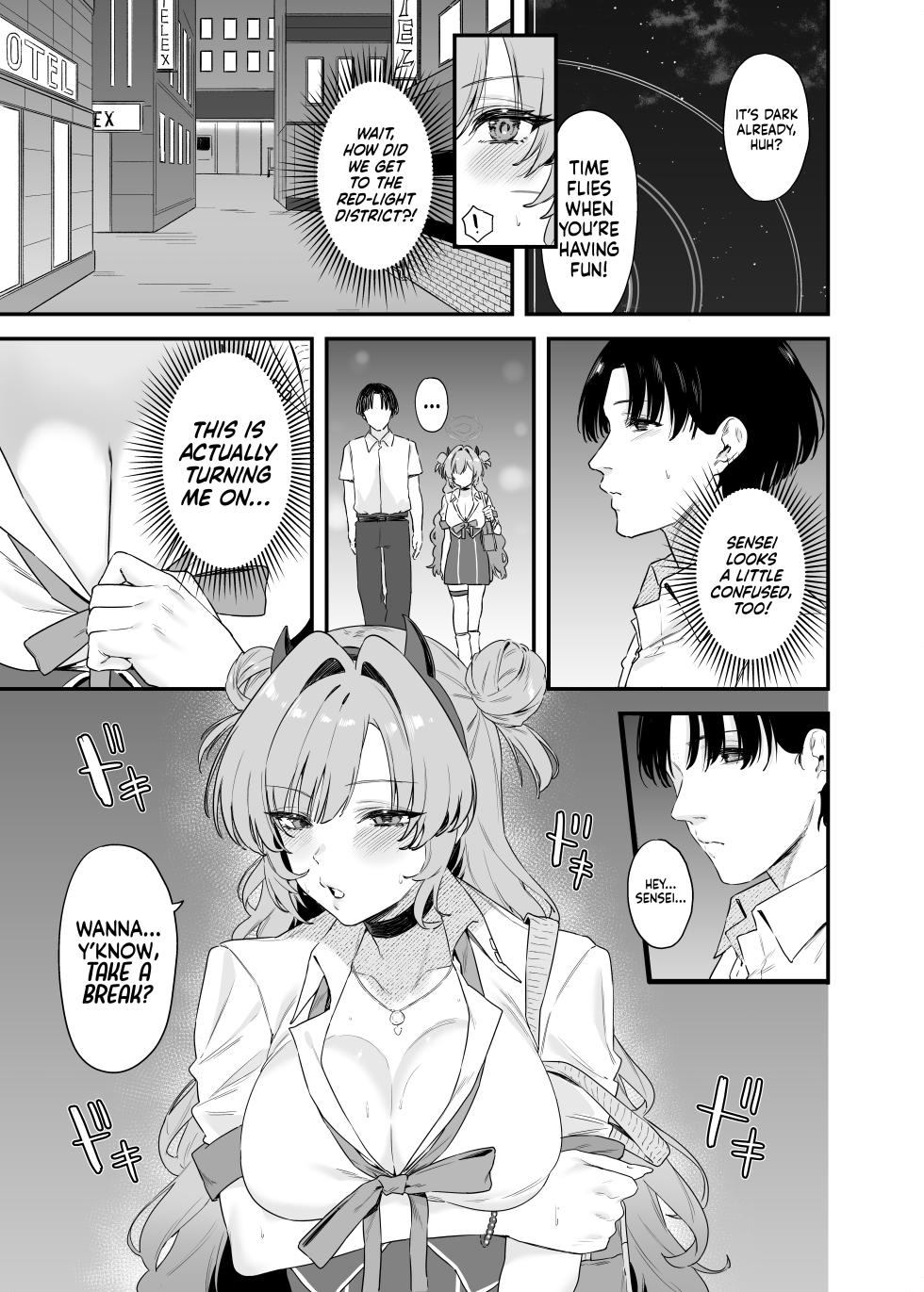 [12-banme no Seki (Agape)] Yozakura ni Ochite ー Falling for Kirara (Blue Archive) [English] [head empty] [Digital] - Page 6
