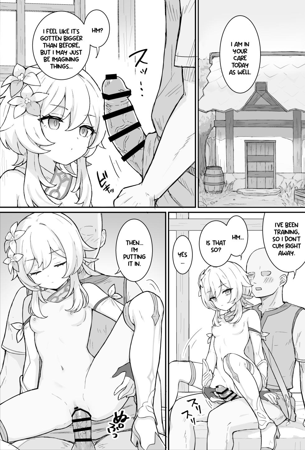 [Momosawa] Nuite Kureru Hotaru-chan + Zenkai no Tsuzuki (Genshin Impact) [English] [YuushaNi] - Page 9