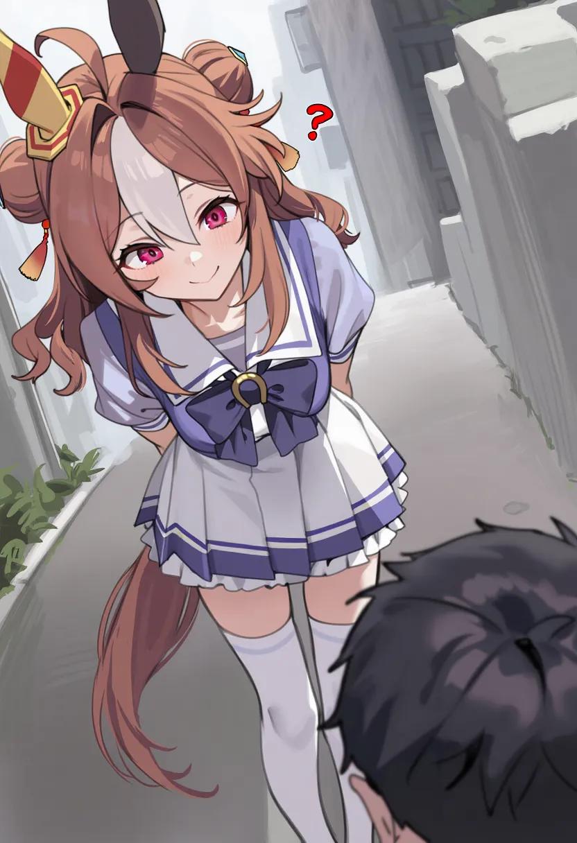 Umamusume Prety Derby Copano Rickey with a kid[AI Generated] - Page 1