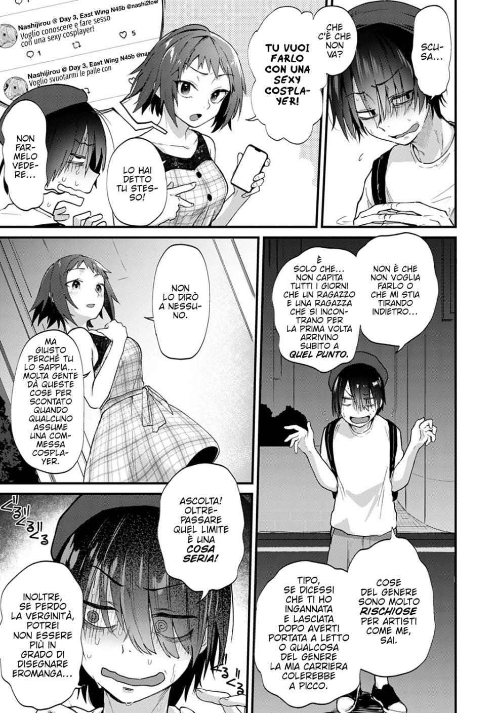 [Gosaiji] Doujin Sakka wa Cosplay Ecchi no Yume o Miru ka | Do Doujin Artists Dream of Cosplay Sex? Cap. 1-3 (COMIC Anthurium 2020-05) [Italian] [Hentai Fantasy] [Digital] - Page 3