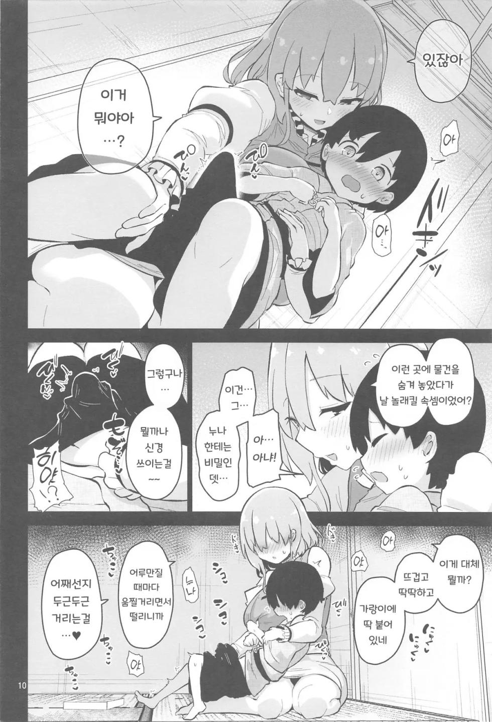 (C105) [Komamesugata (Akure Ekuto)] Kogasa Onee-san wa Odorokasetai - Kogasa want to surprise. | 코가사 누나는 놀래 키고 싶어 (Touhou Project) [Korean] - Page 10