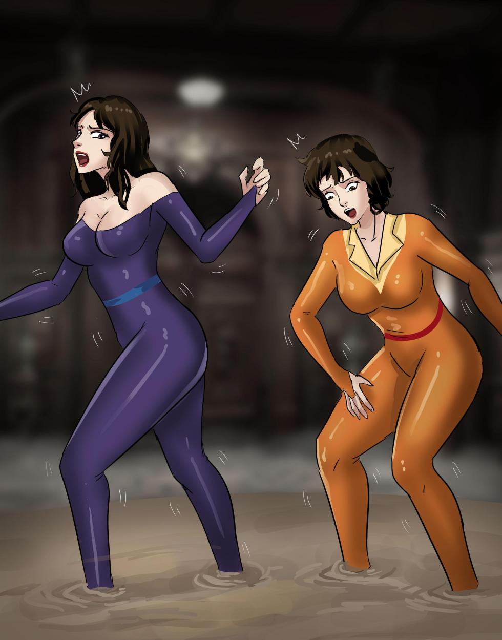 [King]《猫眼三姐妹—诡异的收藏品 》性感紧身衣神偷猫眼 遇到奇怪的伯爵 中计被沼泽淹没  被囚禁成美丽收藏品~ - Page 22