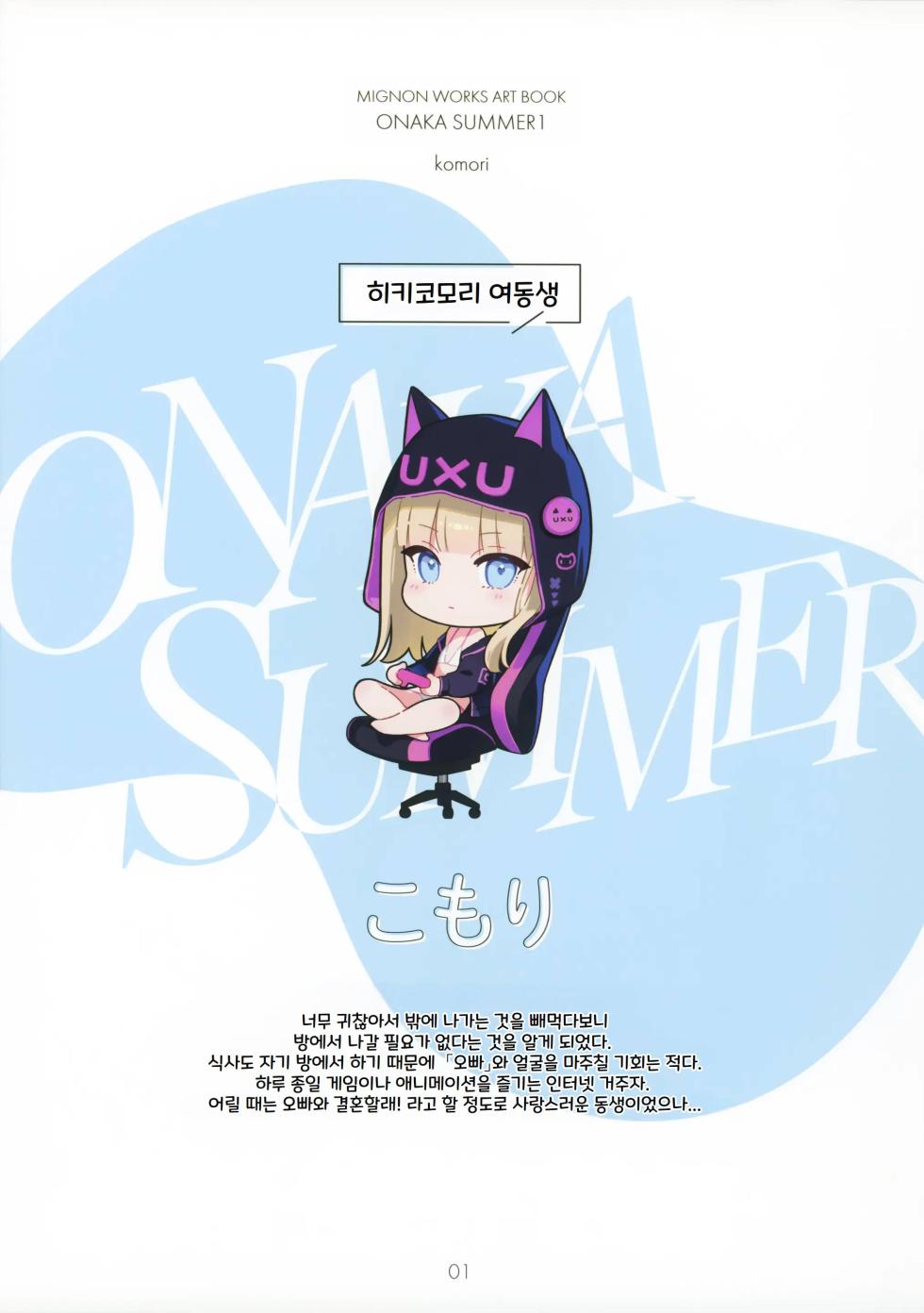 (C104) [MIGNON WORKS (mignon)] ONAKA SUMMER 1 [Korean] - Page 2