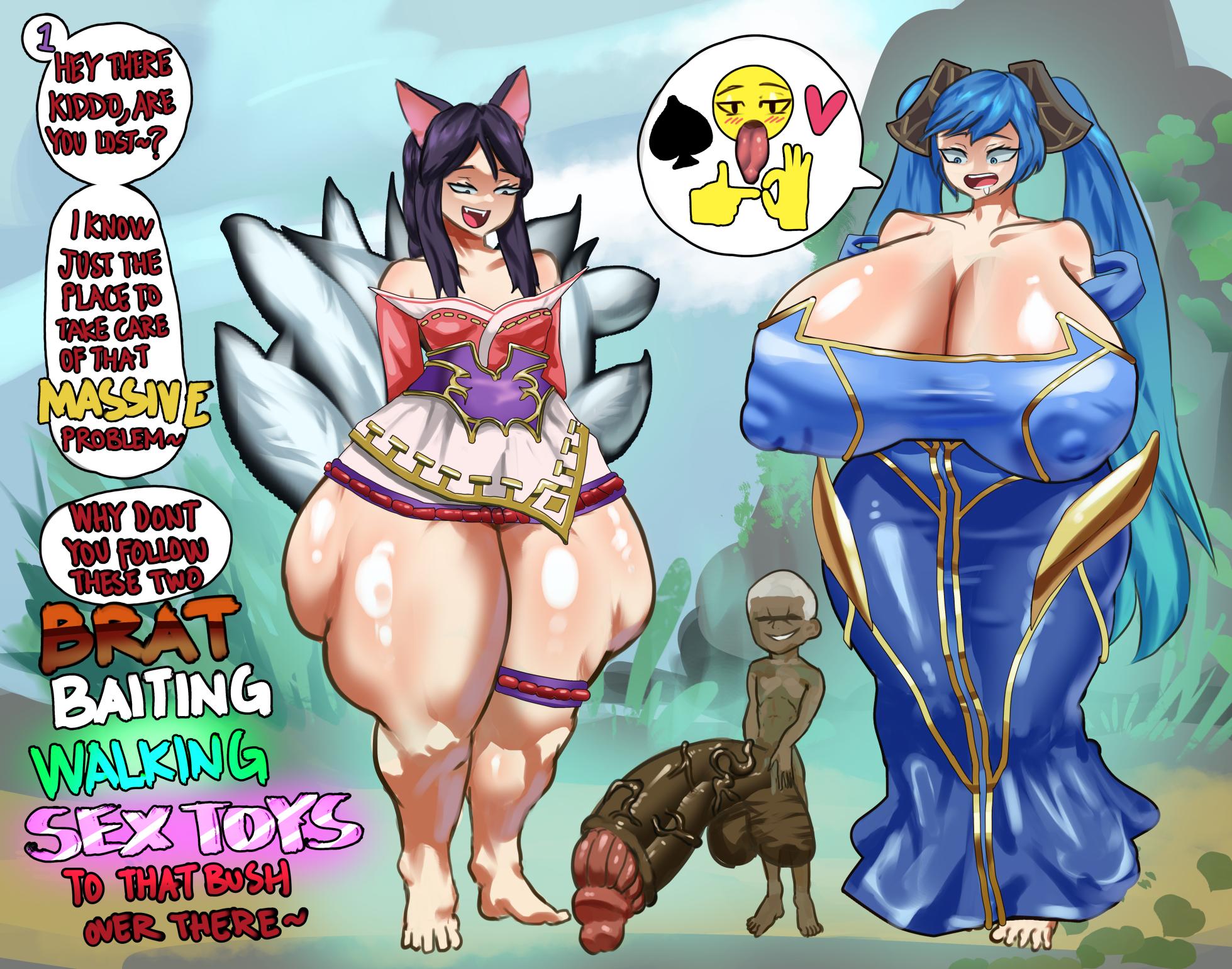 [DreadMegalo] Ahri & Sona x Brat (League of Legends) - Page 1