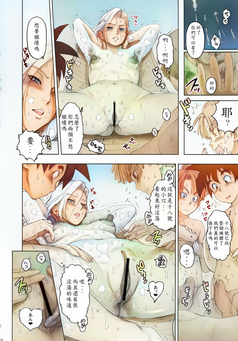 (C81) [Niku Ringo (Kakugari Kyoudai)] Nippon Ageruyo (Dragon Ball Z) [Chinese][AI Colorized] - Page 21