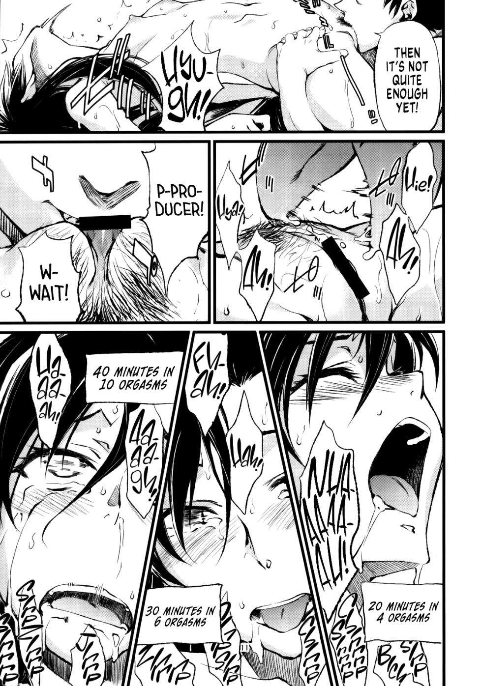 (C77) [Chotto Dake Aruyo. (Takemura Sesshu)] Haruka to Chihaya to Producer. ー Haruka, Chihaya and Producer (THE IDOLM@STER) [English] [head empty] - Page 12