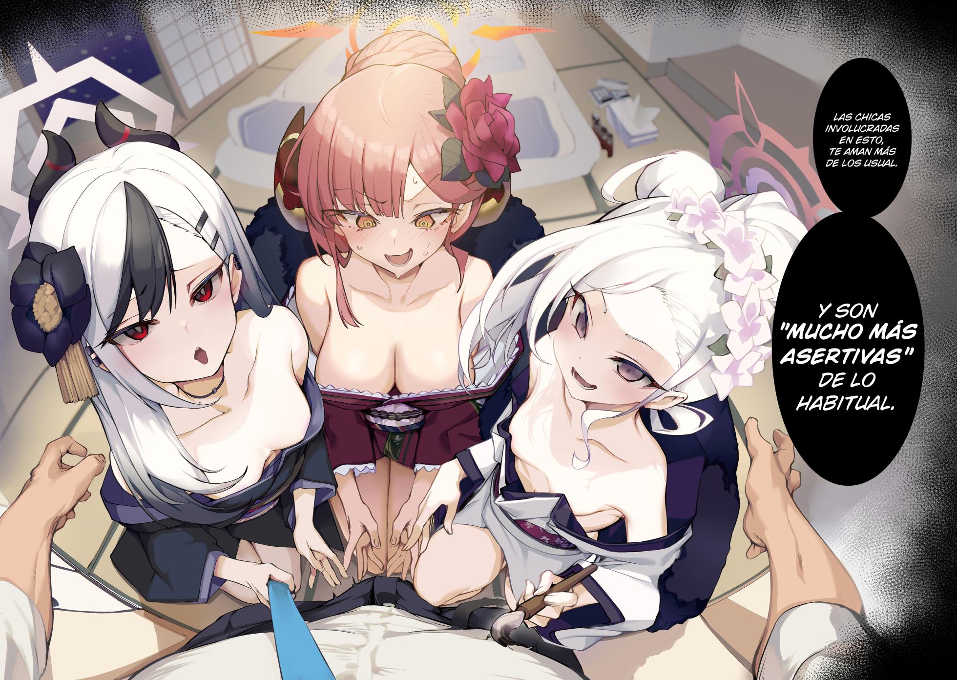 [Armadillo (Renji, Daiji)] Tamari ni Tamatta Seiyoku Uketomemasu Sensei no Koto ga Daisukidakara... Seishori Schedule Go-Youi Shimashita 1-3 | ¡Yo Me Encargaré De Tu Lujuria Reprimida, Sensei... Nosotras Realmente Te Amamos! 1-3 [Spanish] [ElKrei + Neko-sensei] [Digital] - Page 14