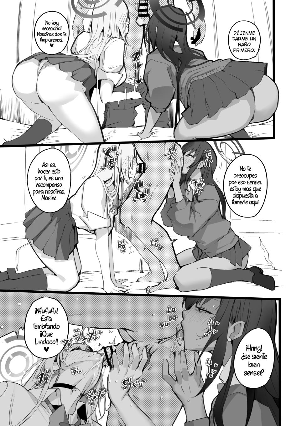 [Armadillo (Renji, Daiji)] Tamari ni Tamatta Seiyoku Uketomemasu Sensei no Koto ga Daisukidakara... Seishori Schedule Go-Youi Shimashita 1-3 | ¡Yo Me Encargaré De Tu Lujuria Reprimida, Sensei... Nosotras Realmente Te Amamos! 1-3 [Spanish] [ElKrei + Neko-sensei] [Digital] - Page 24